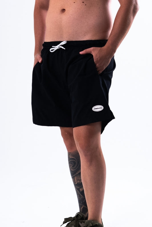 Shorts Basic Patch Black White