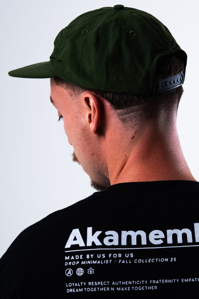 Six Panel Basic Patch A Green