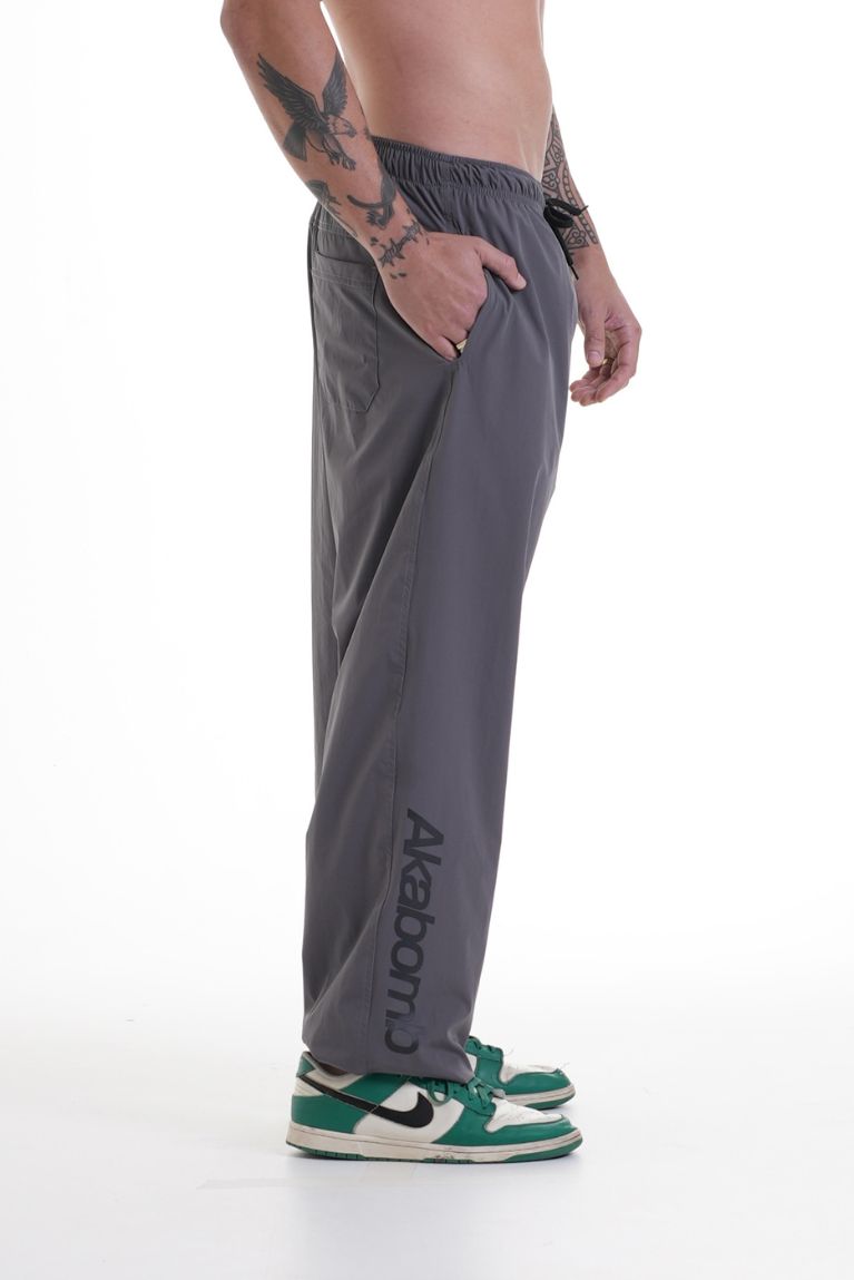 Tactel Pants Basic Logo Gray