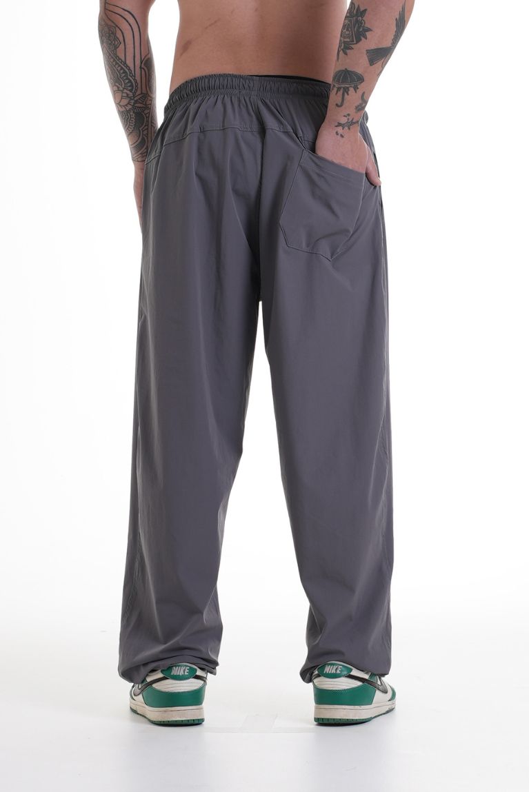 Tactel Pants Basic Logo Gray