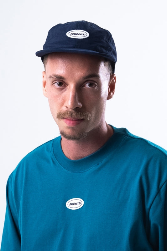 Six Panel Basic Patch Navy