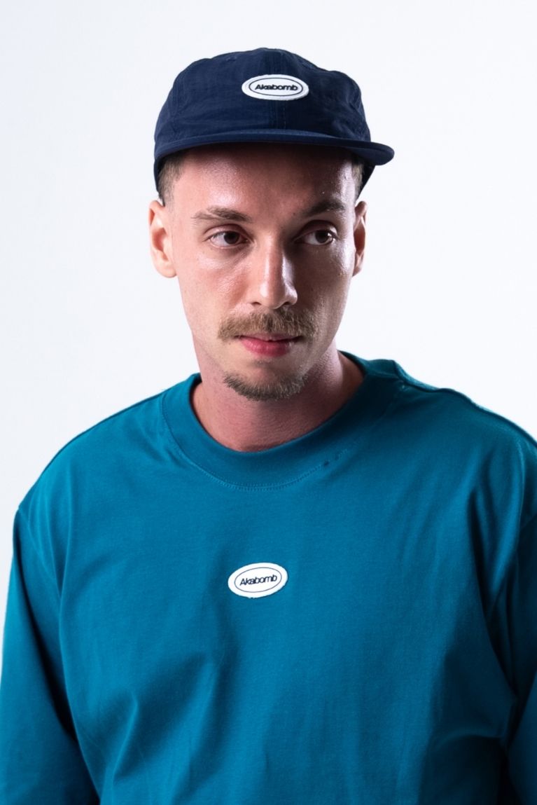 Six Panel Basic Patch Navy
