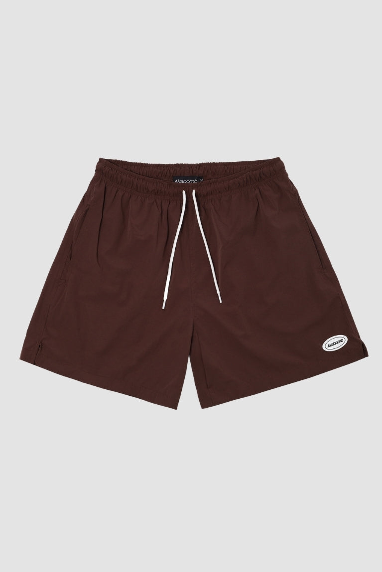 Shorts Basic Patch Brown