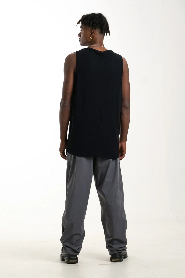 Tank Top Basic Patch Black