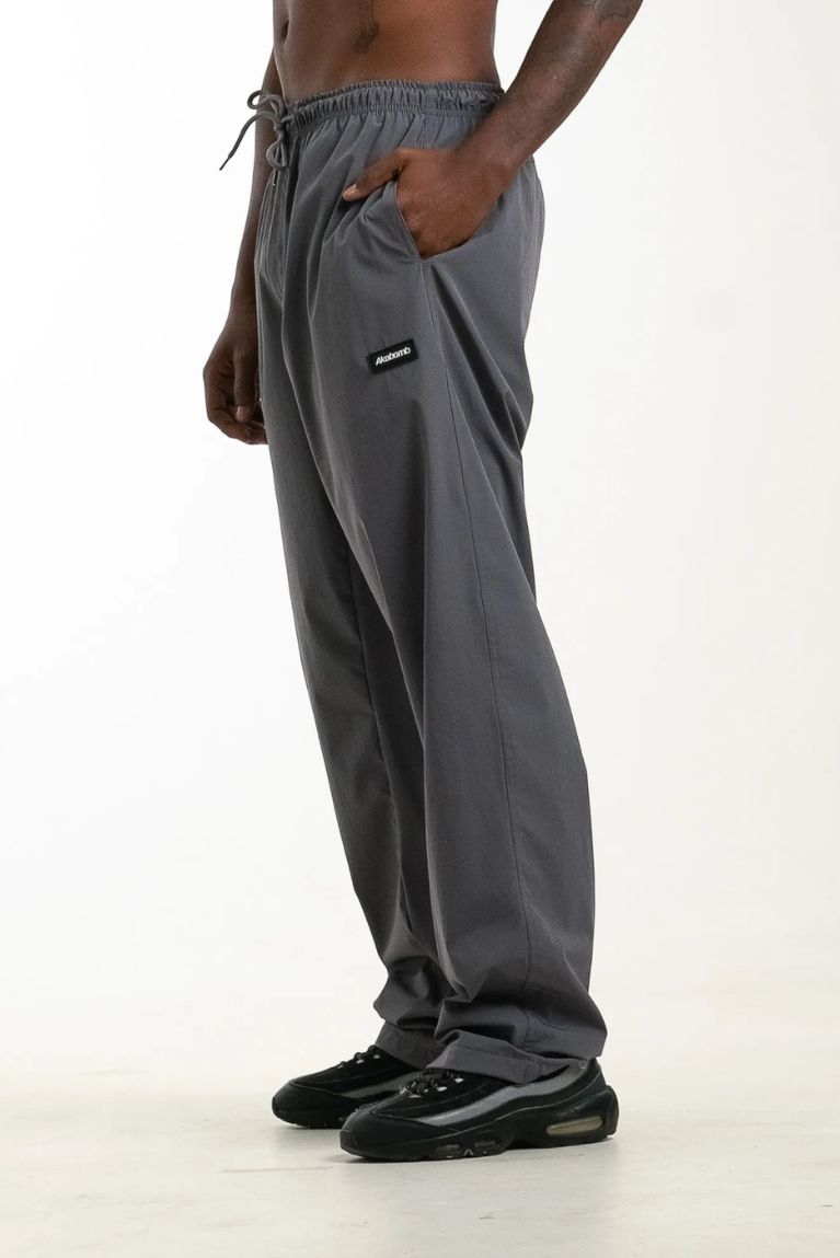 Tactel Pants Basic Patch Gray