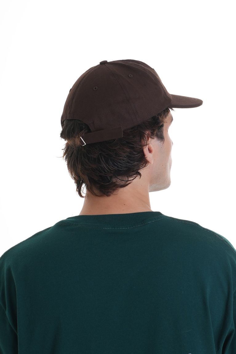 Six Panel Basic Patch A Brown