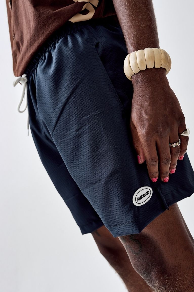 Shorts Basic Patch Navy