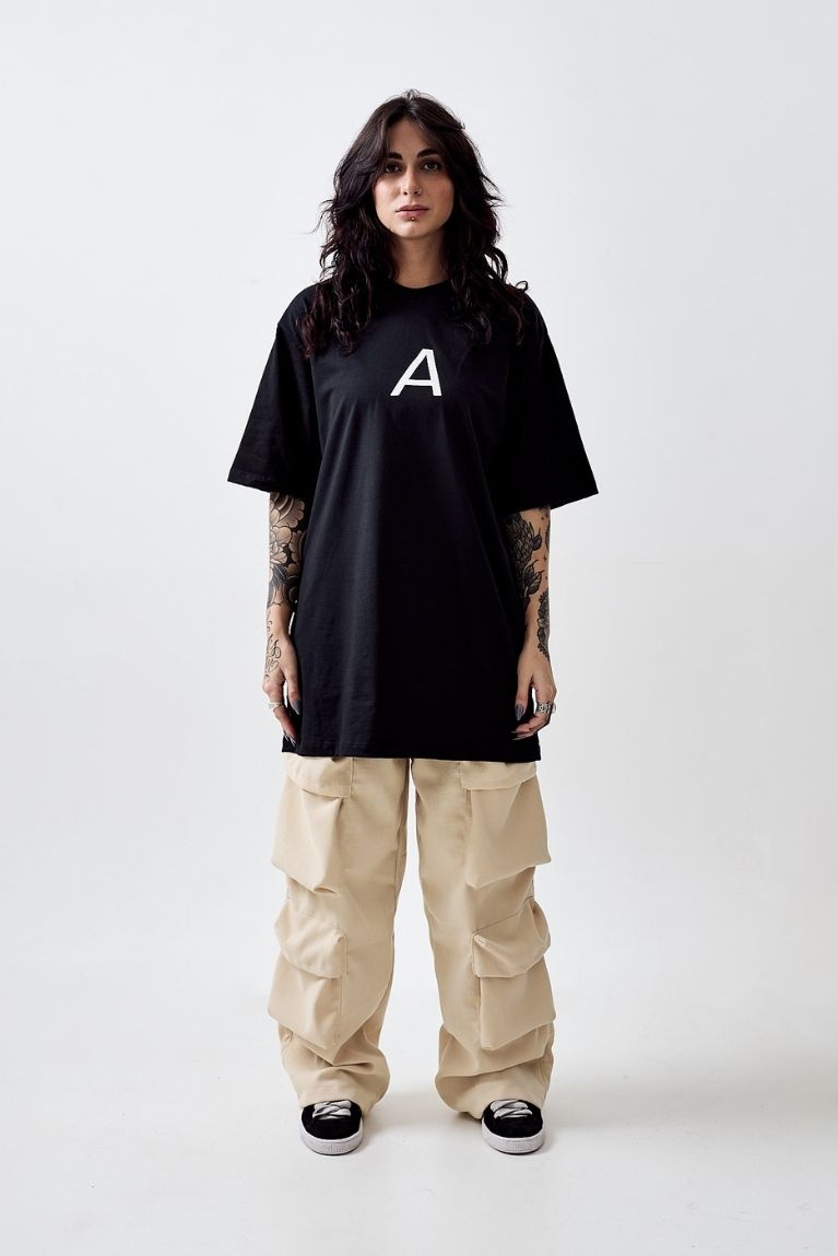 Tee Basic A Black