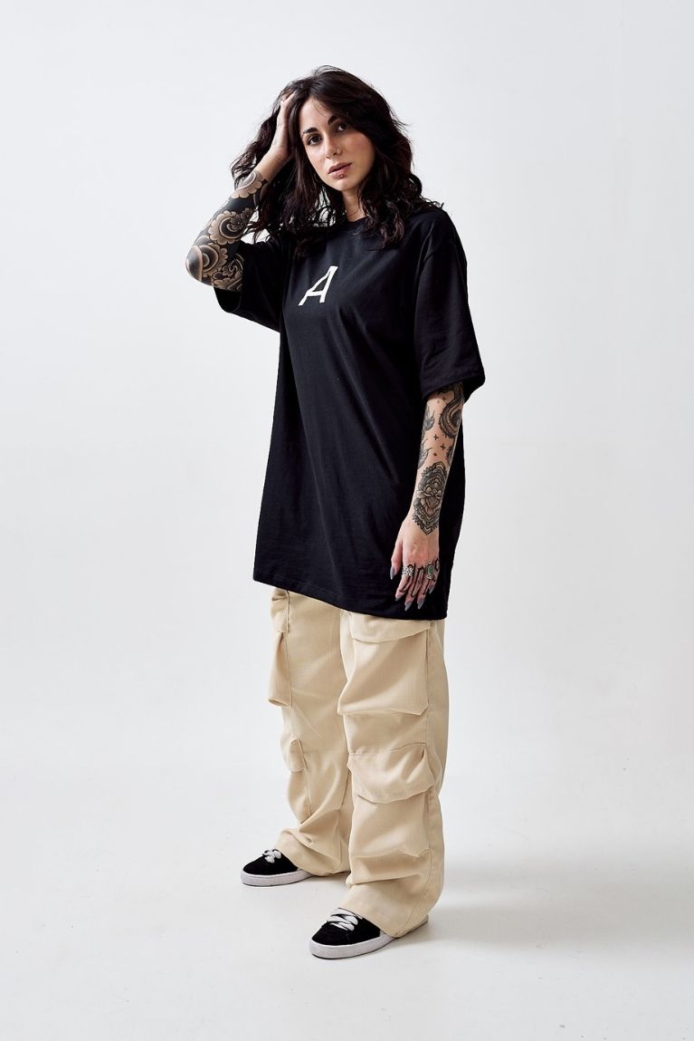 Tee Basic A Black