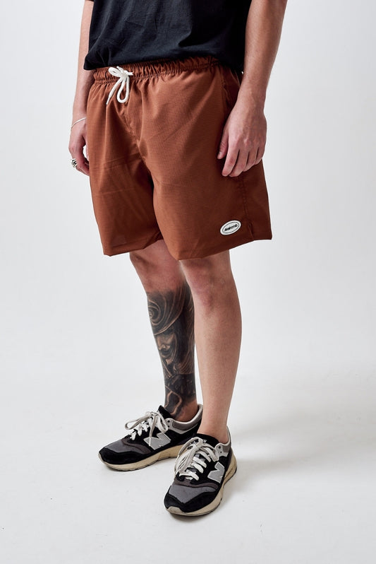 Shorts Basic Patch Cognac