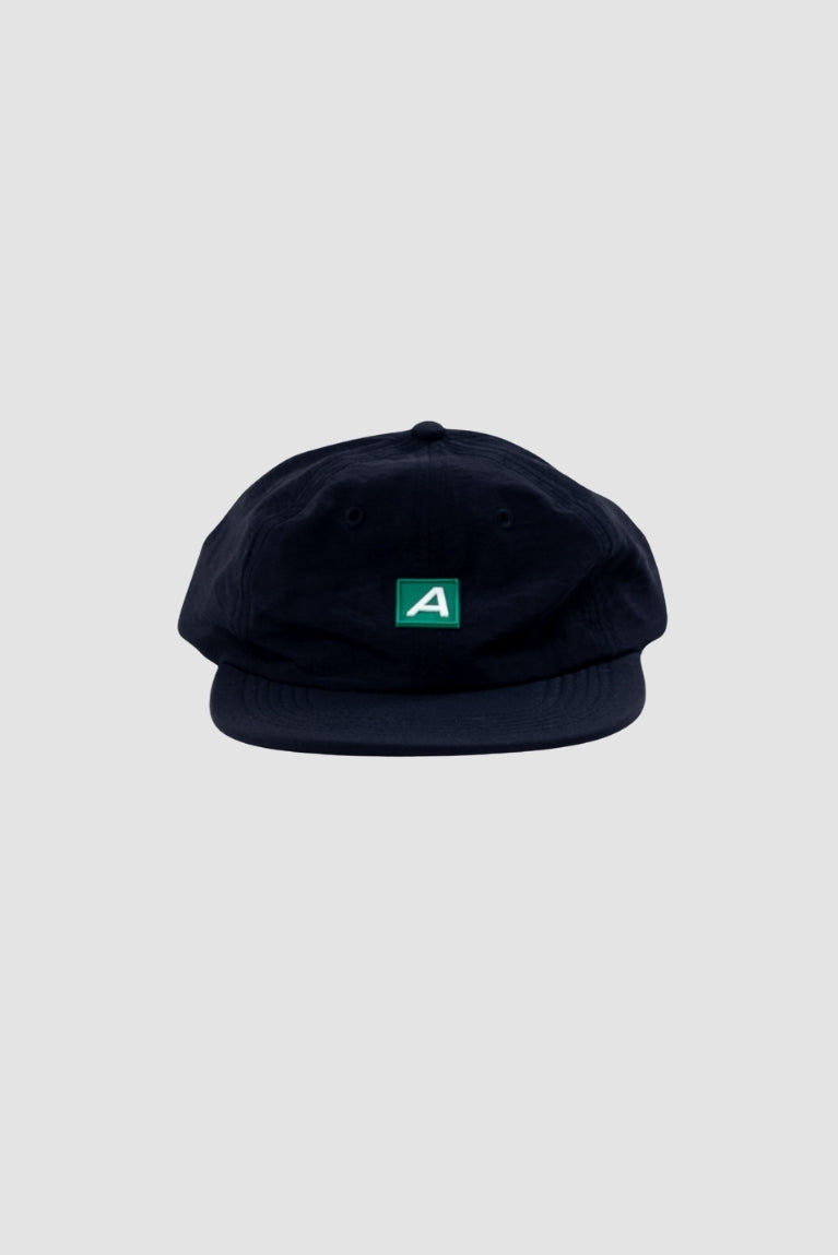 Six Panel Basic Patch A Black