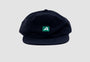 Six Panel Basic Patch A Black