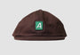 Six Panel Basic Patch A Brown