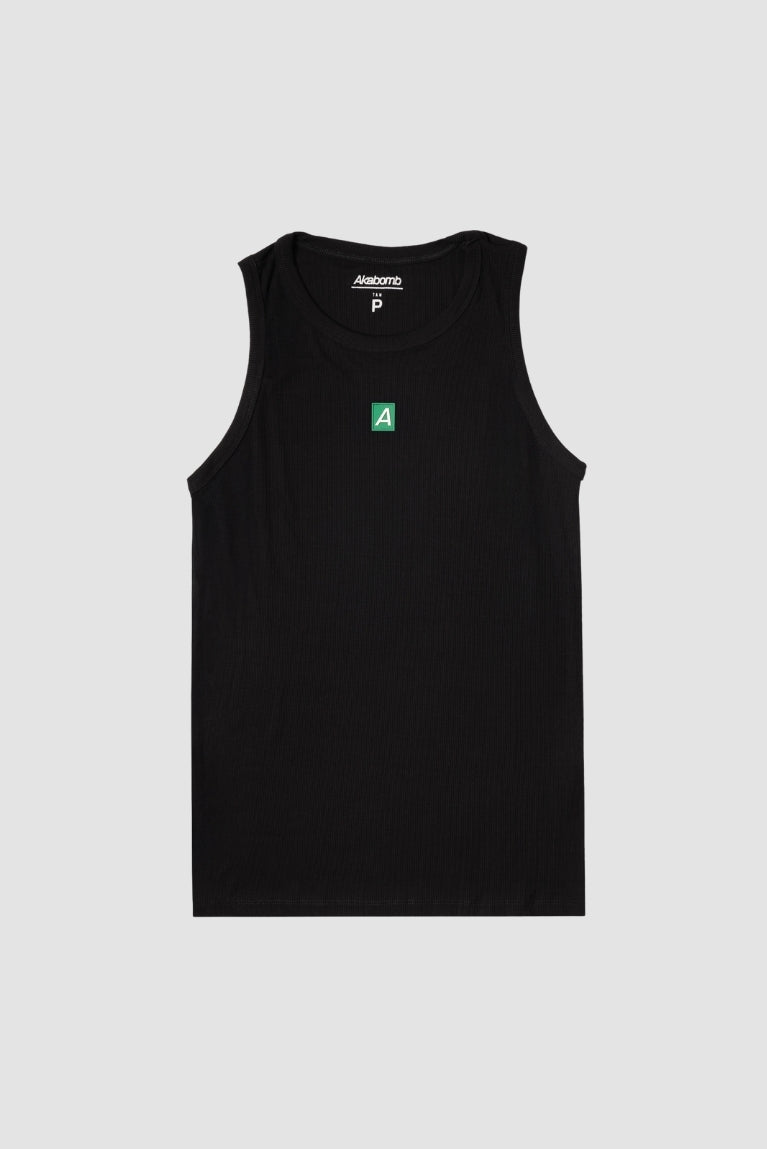 Tank Top Basic Patch A Black