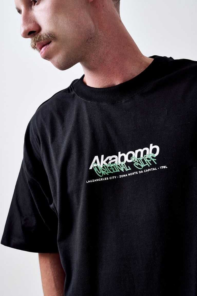 Tee Original Stuff Black Boxy