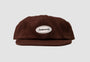 Six Panel Basic Logo Brown