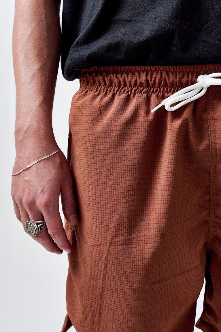 Shorts Basic Patch Cognac