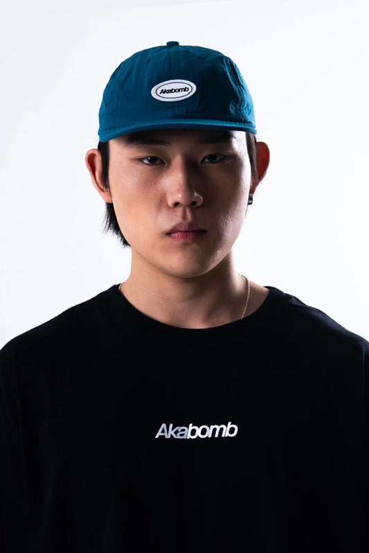 Six Panel Basic Patch Teal