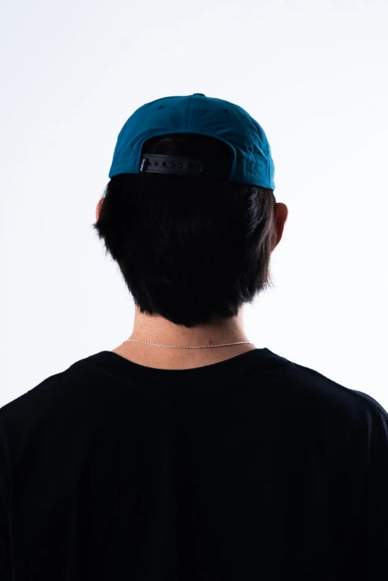 Six Panel Basic Patch Teal