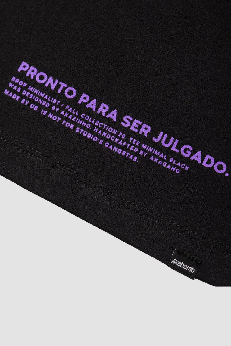 Tee Minimal Black