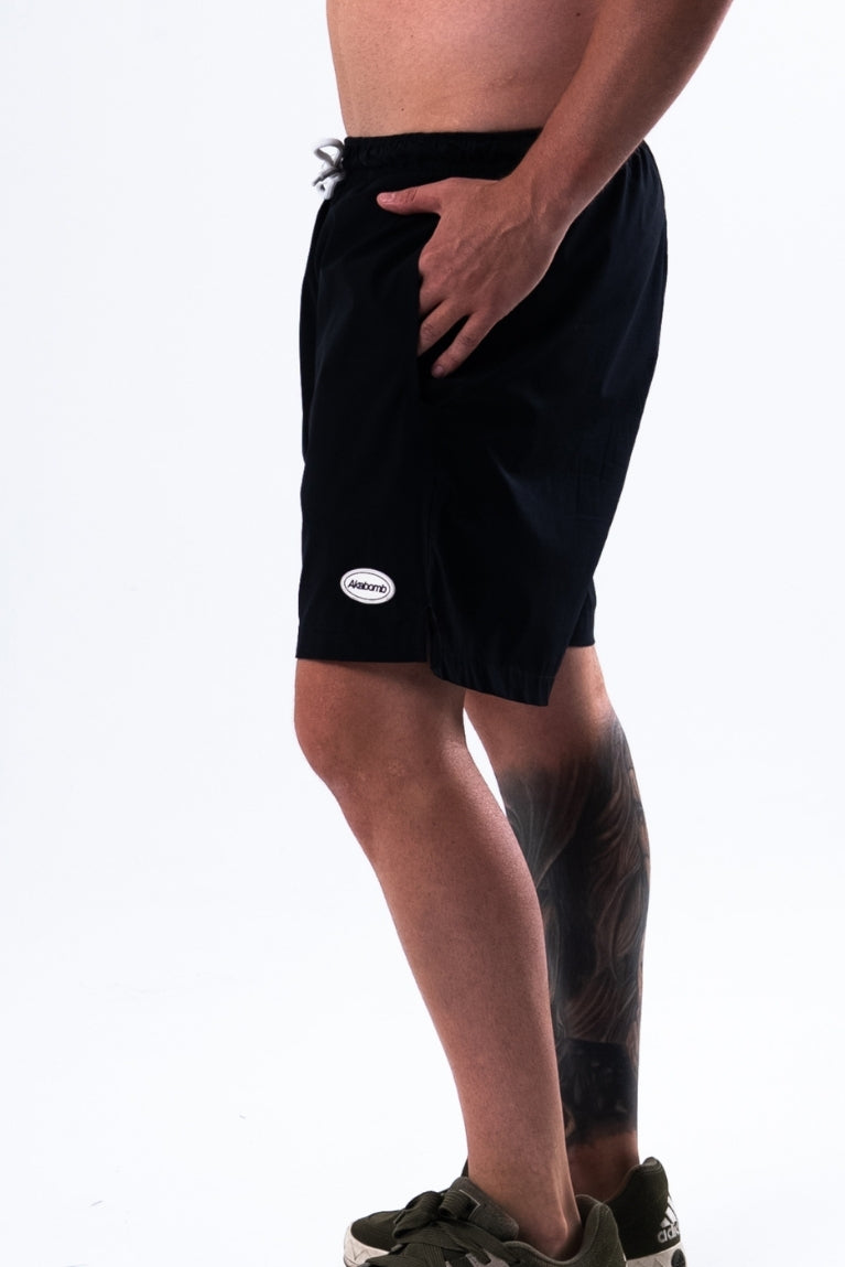 Shorts Basic Patch Black White