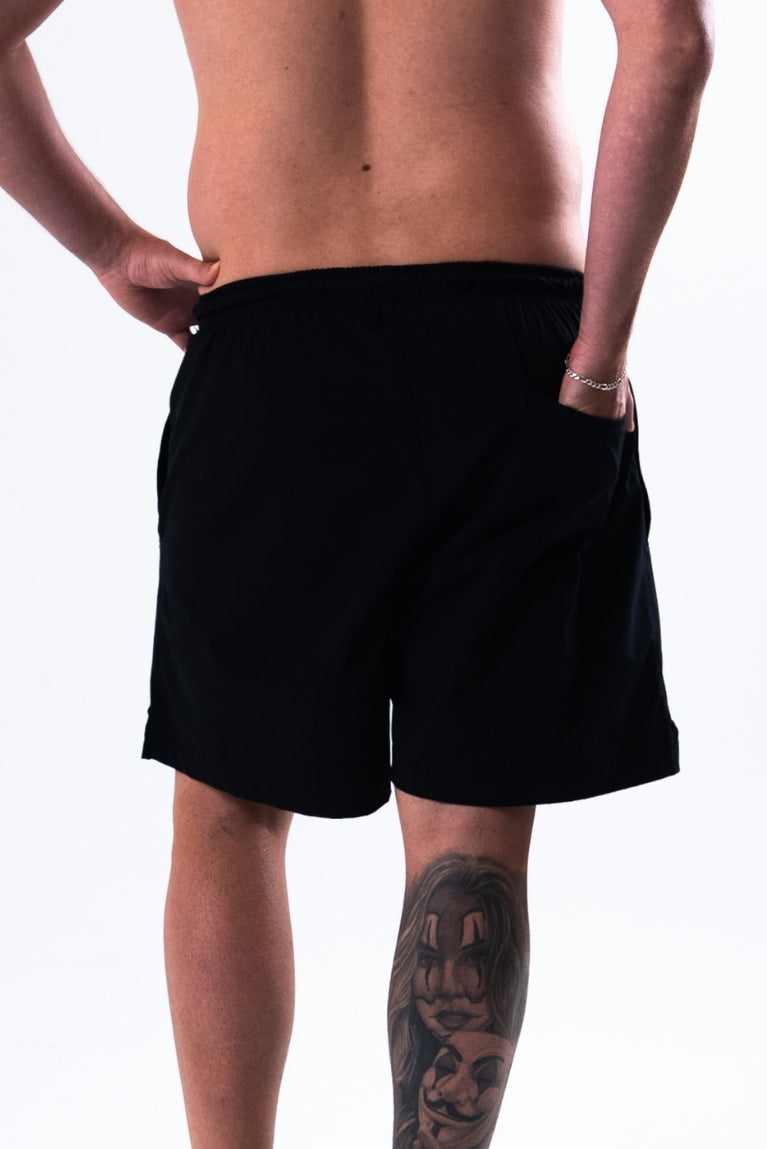 Shorts Basic Patch Black White