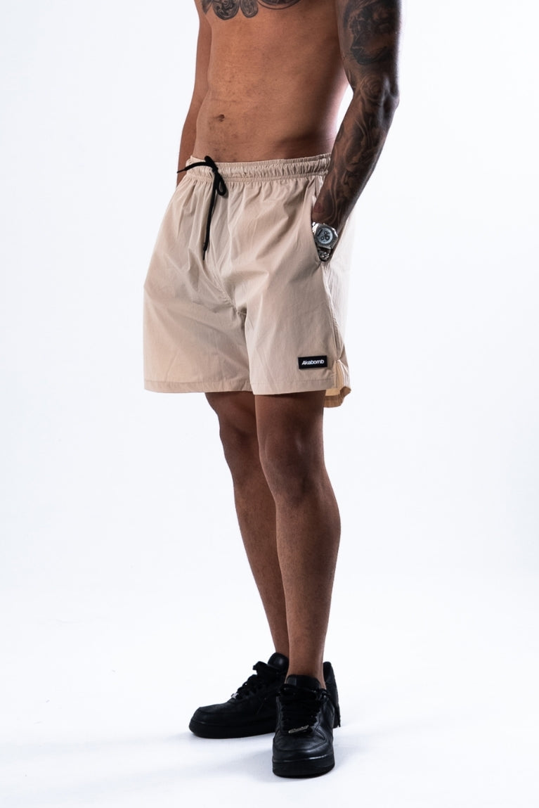 Shorts Basic Patch Beige