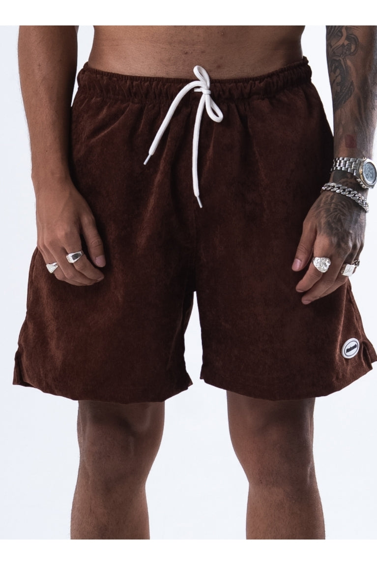 Shorts Cotelê Brown