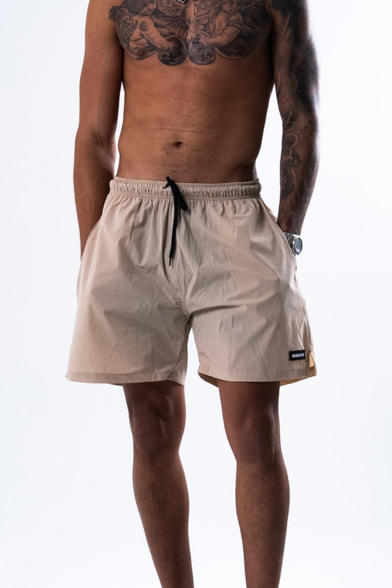 Shorts Basic Patch Beige