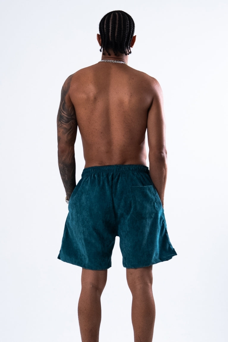 Shorts Cotelê Teal