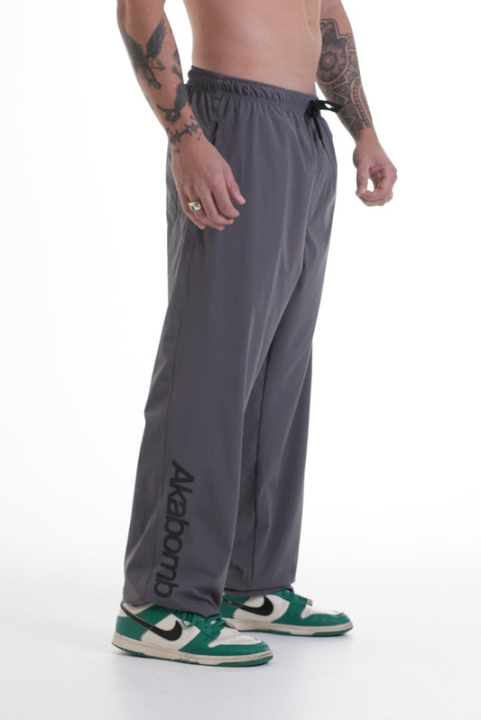 Tactel Pants Basic Logo Gray