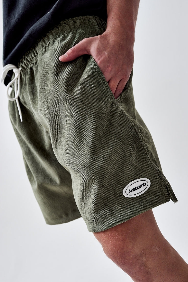 Shorts Cotelê Green