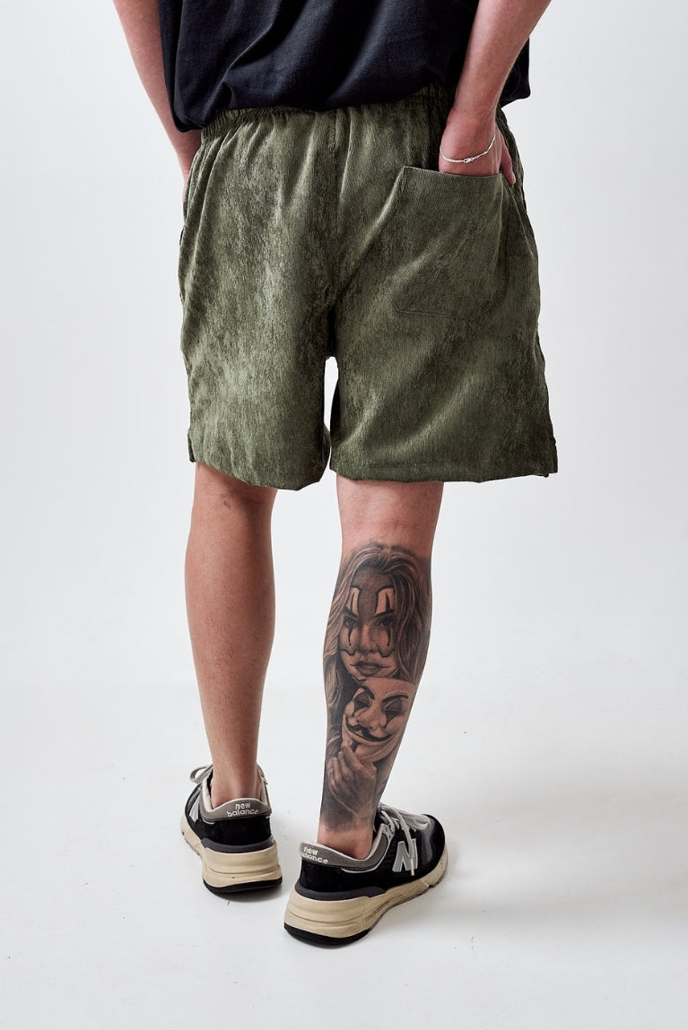 Shorts Cotelê Green