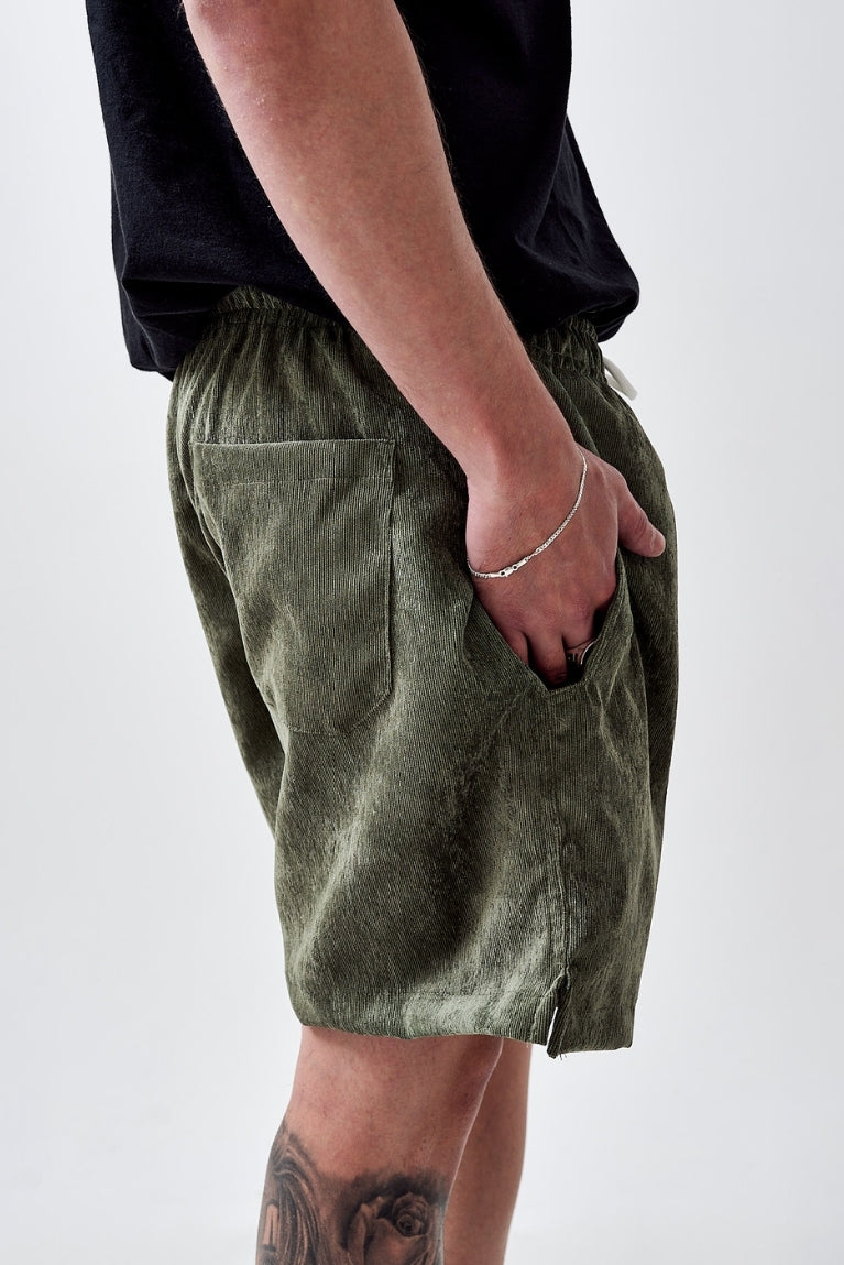 Shorts Cotelê Green