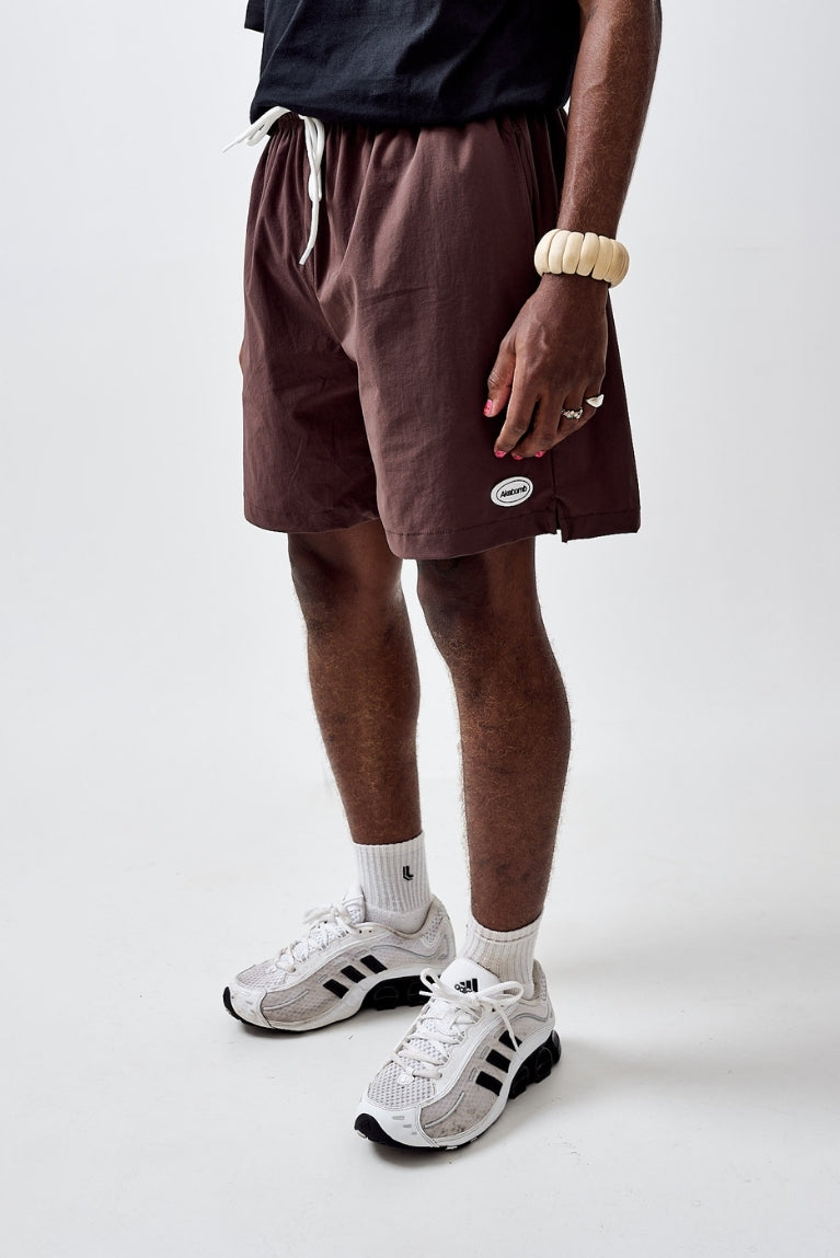 Shorts Basic Patch Brown