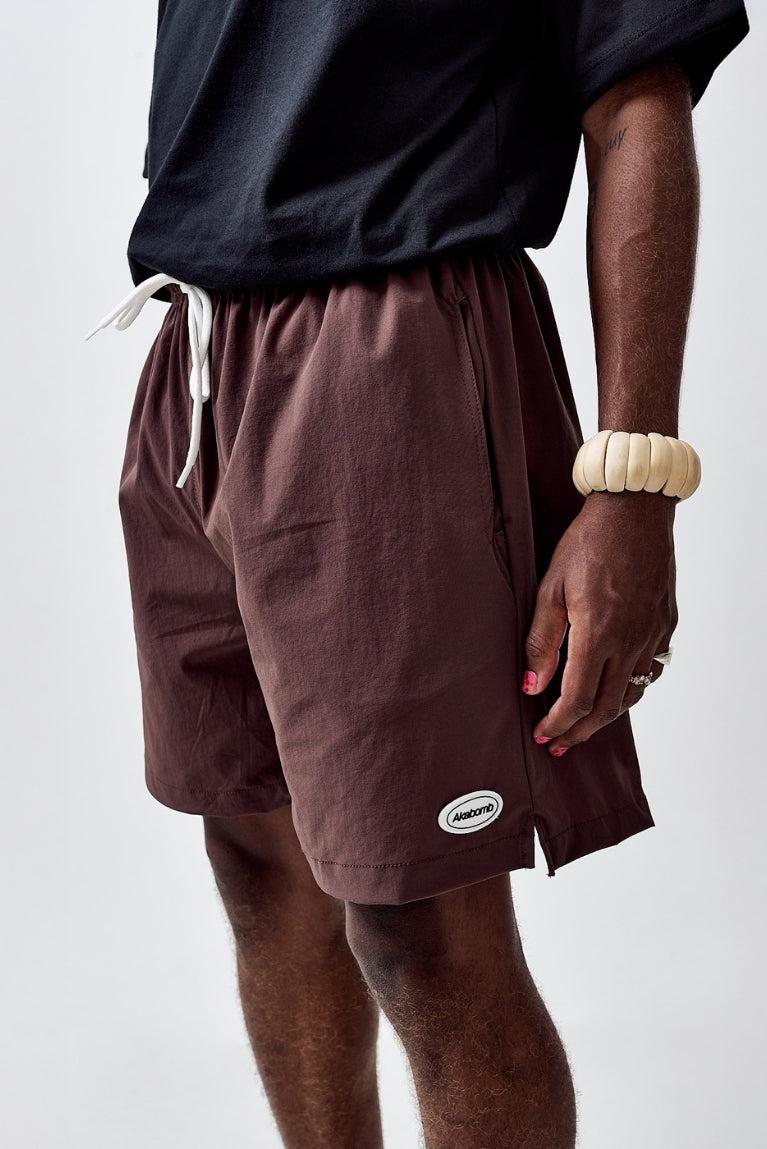 Shorts Basic Patch Brown