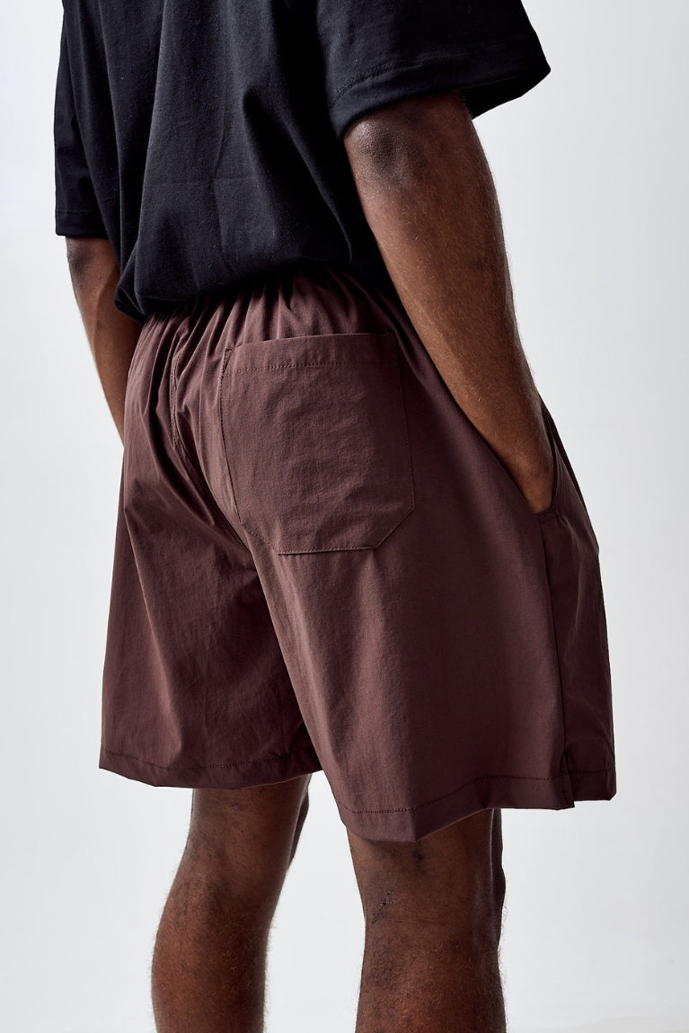 Shorts Basic Patch Brown