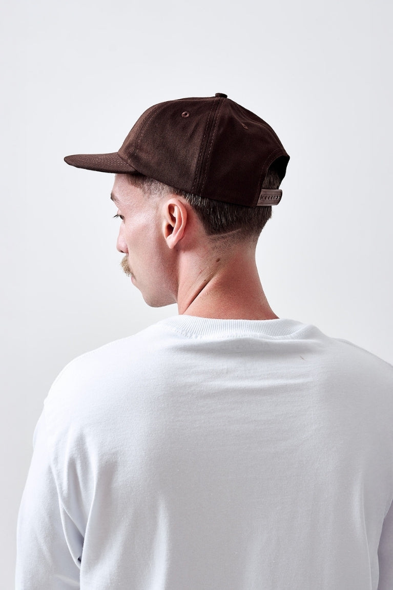 Six Panel Basic A Off Brown