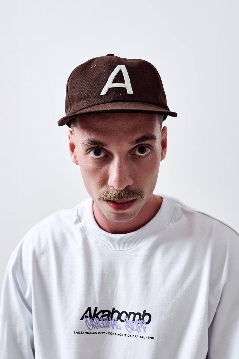 Six Panel Basic A Off Brown