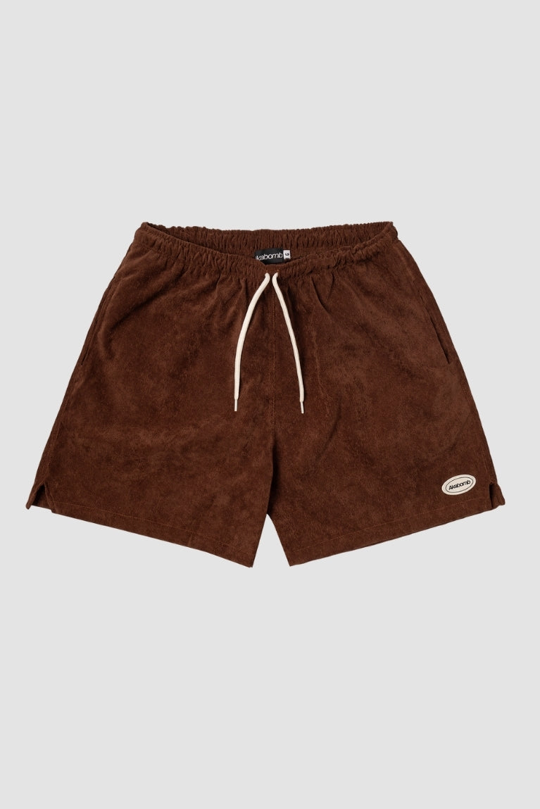 Shorts Cotelê Brown