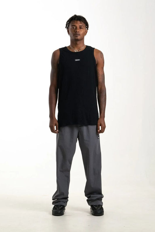 Tank Top Basic Patch Black