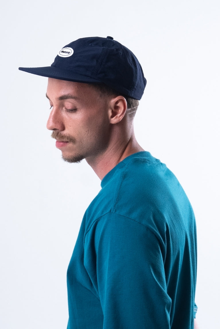 Six Panel Basic Patch Navy