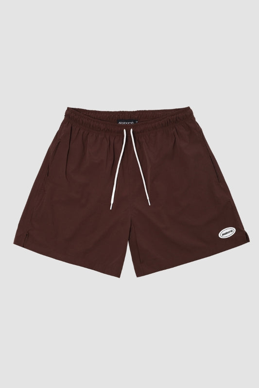 Shorts Basic Patch Brown