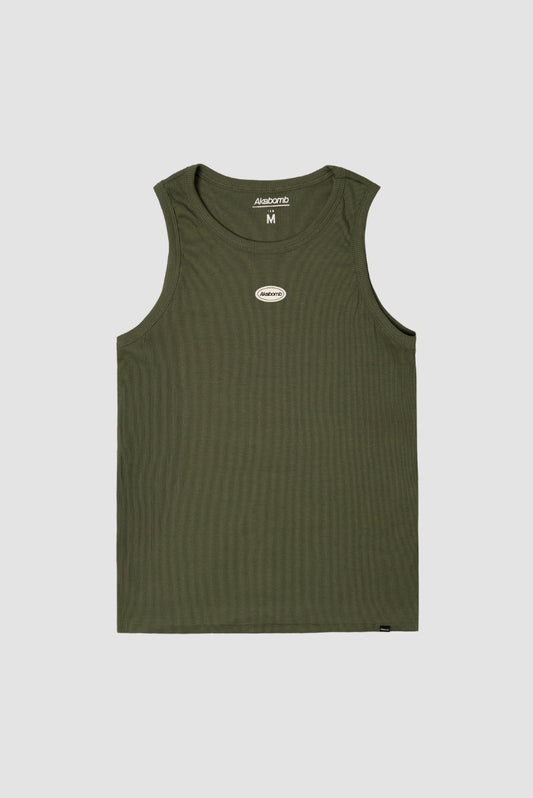 Tank Top Basic Patch Green