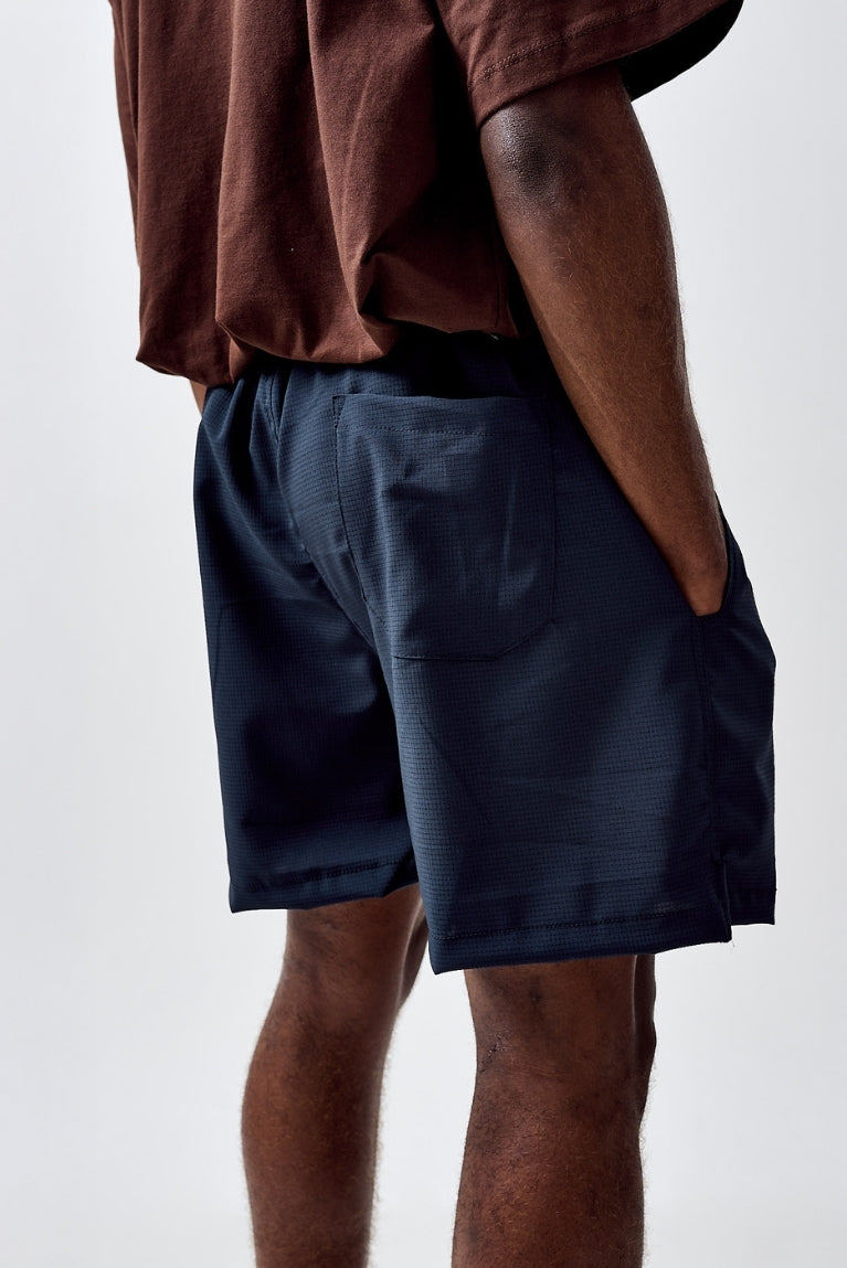 Shorts Basic Patch Navy