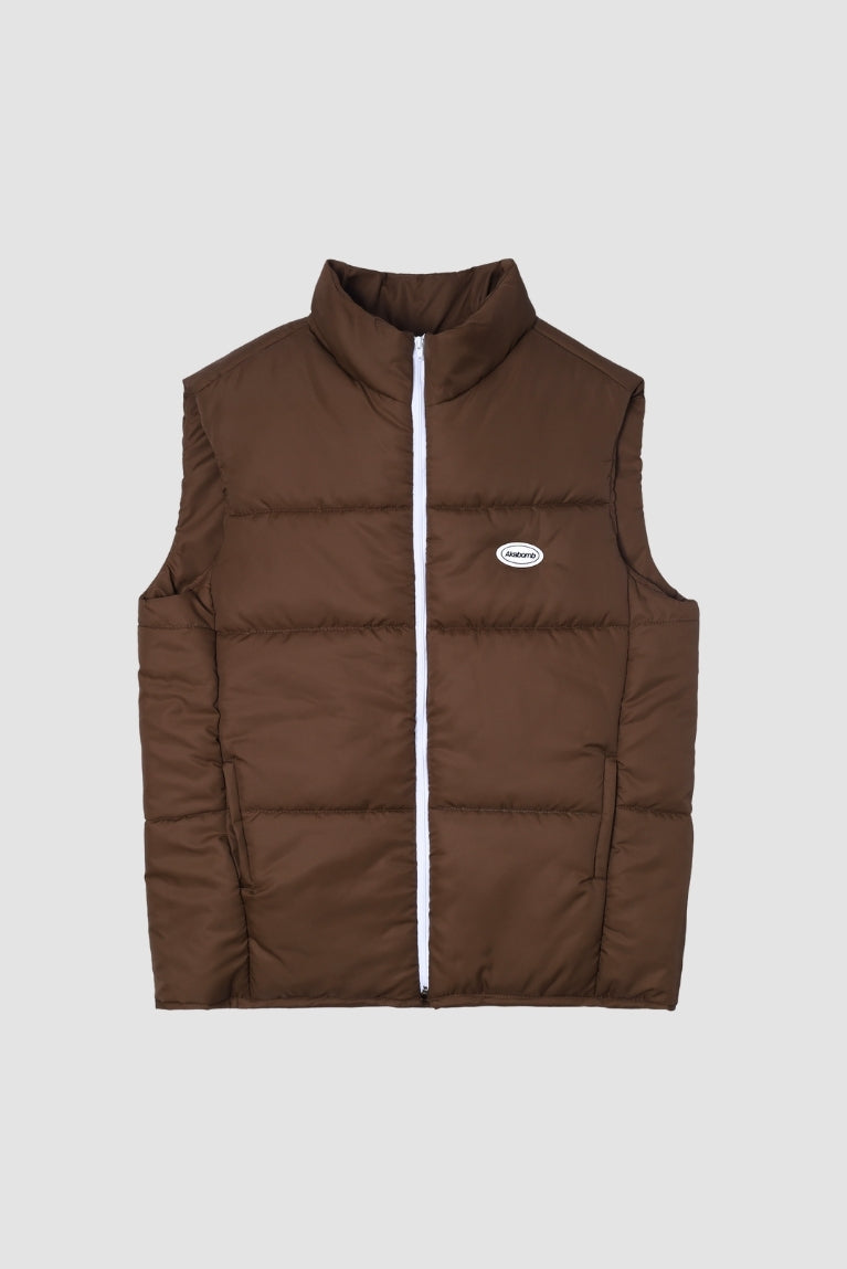Puffer Vest Brown