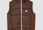 Puffer Vest Brown
