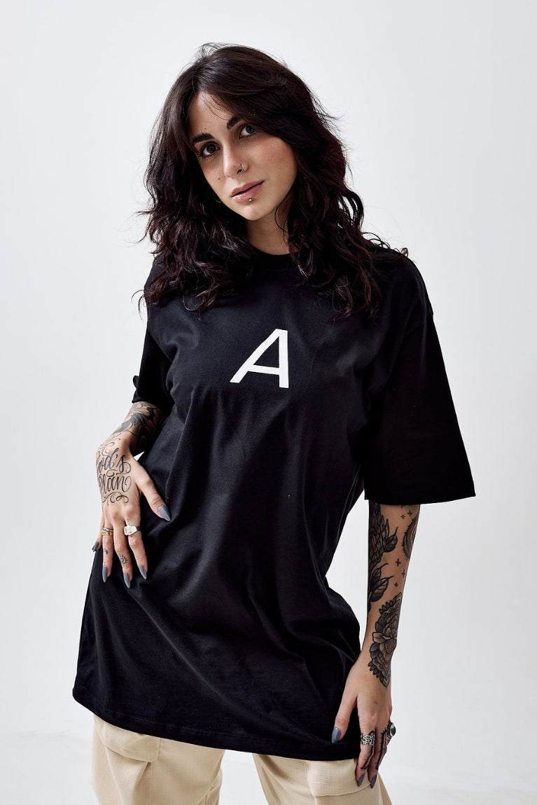 Tee Basic A Black