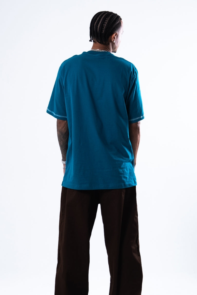Tee Basic Patch Teal