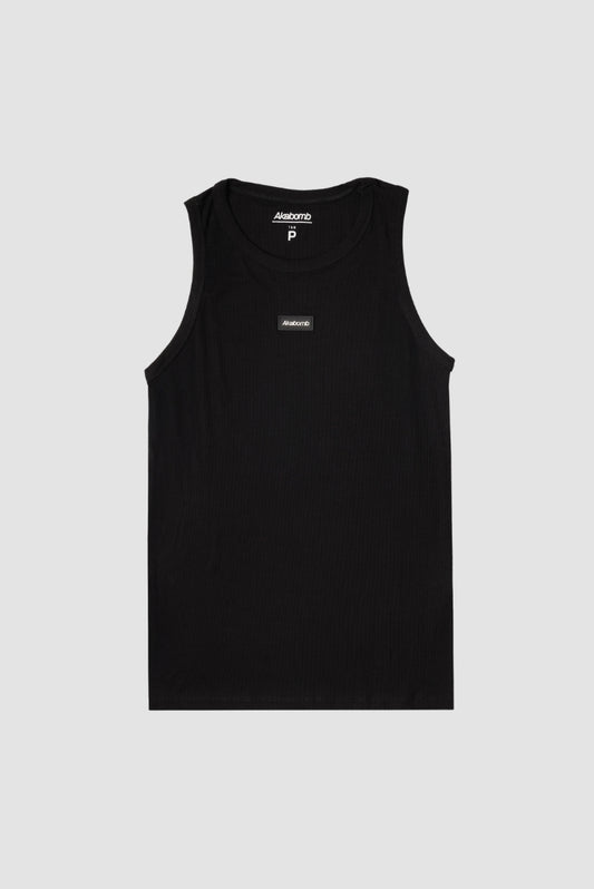 Tank Top Basic Patch Black